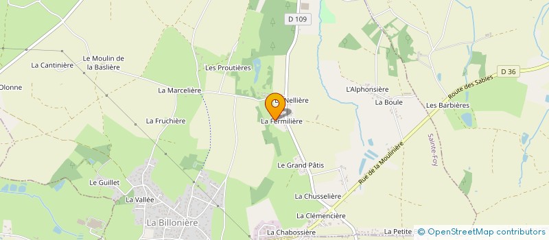 localisation de l'entreprise MHF85  SAINTE-FOY