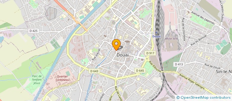 localisation de l'entreprise MHFI  DOUAI