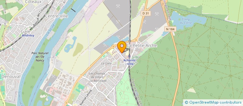 localisation de l'entreprise MHH CONSULTING  ACHERES