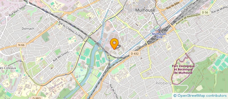 localisation de l'entreprise MHI EQUIPMENT ALSACE SAS à MULHOUSE