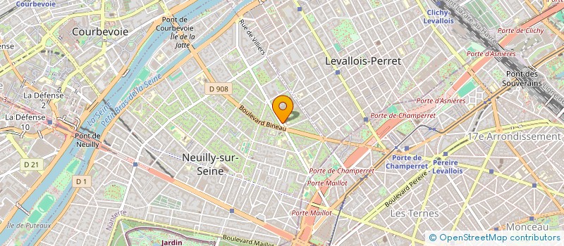 localisation de l'entreprise MHI INTERNET à NEUILLY-SUR-SEINE