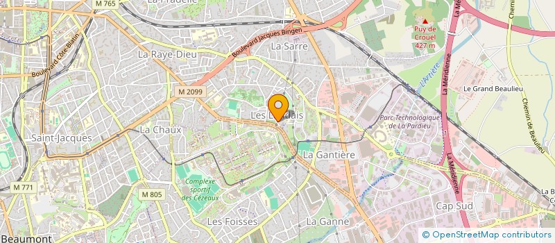 localisation de l'entreprise MHIPS  CLERMONT-FERRAND