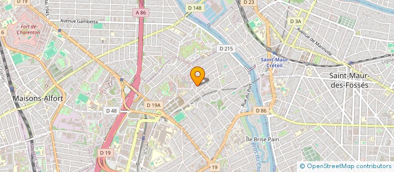 localisation de l'entreprise MHJ CAB  CRETEIL