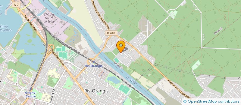 localisation de l'entreprise MHJ IMMO à DRAVEIL