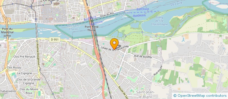 localisation de l'entreprise MHJL  SAINT-JEAN-LE-BLANC