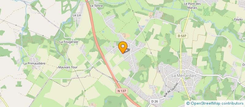 localisation de l'entreprise MHJM  TREILLIERES