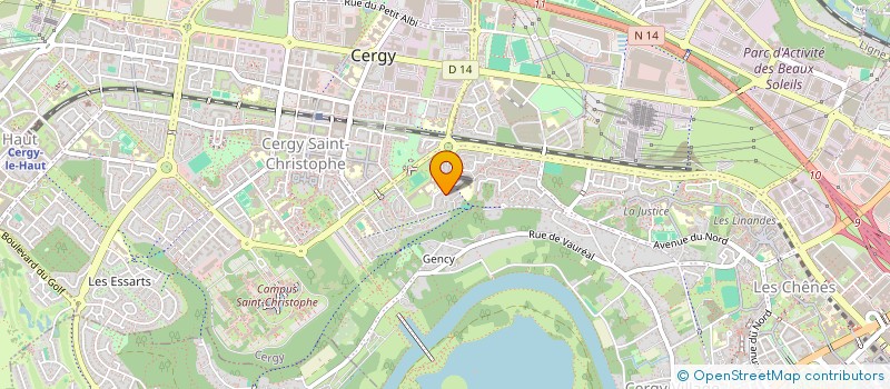 localisation de l'entreprise MHJYT INVESTMENTS  CERGY