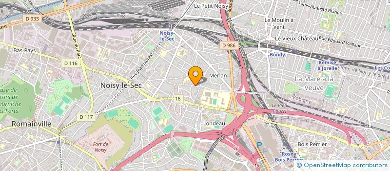 localisation de l'entreprise MHK à NOISY-LE-SEC