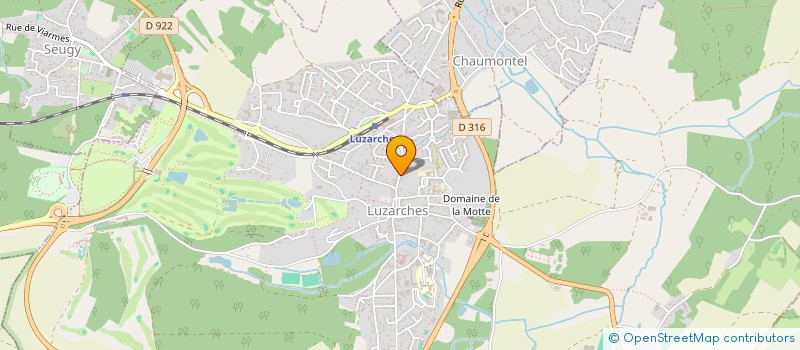 localisation de l'entreprise MHK à LUZARCHES