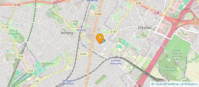 localisation de l'entreprise MHK CONSULTING à ANTONY