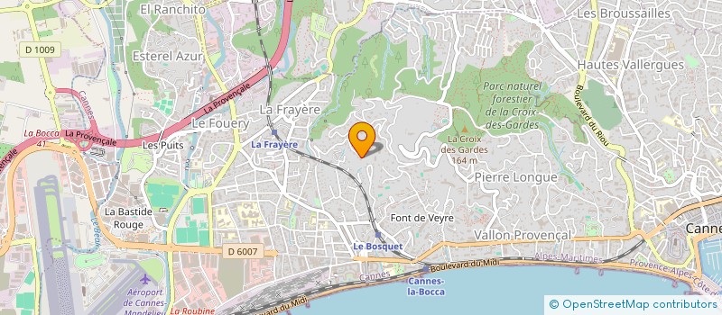 localisation de l'entreprise MHK PARTICIPATIONS à CANNES