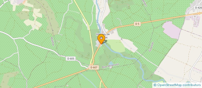 localisation de l'entreprise MHL  BIZE-MINERVOIS