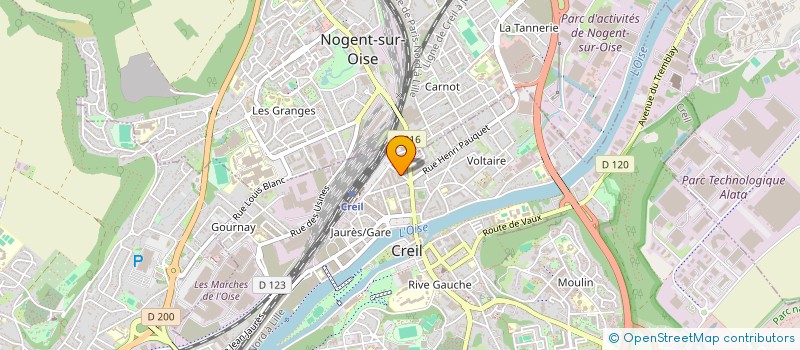 localisation de l'entreprise MHL SERVICES  CREIL