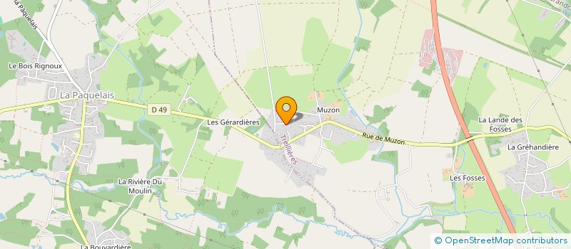 localisation de l'entreprise MHLIGHTING  TREILLIERES