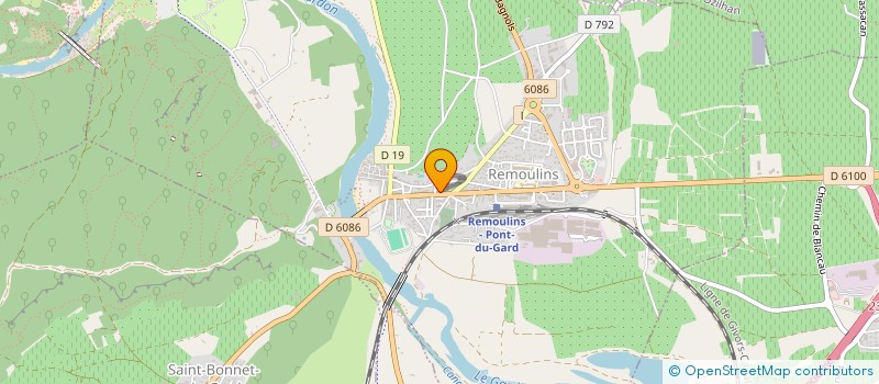 localisation de l'entreprise MHLL  REMOULINS