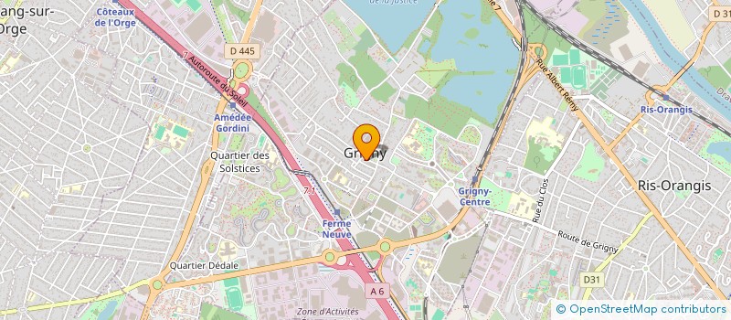 localisation de l'entreprise MHM 1  GRIGNY