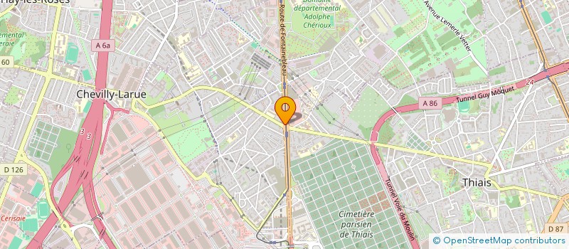 localisation de l'entreprise MHM  CHEVILLY-LARUE