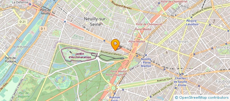 localisation de l'entreprise MHM à NEUILLY-SUR-SEINE