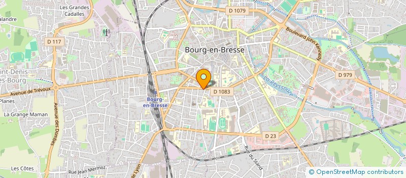 localisation de l'entreprise MHM à BOURG-EN-BRESSE