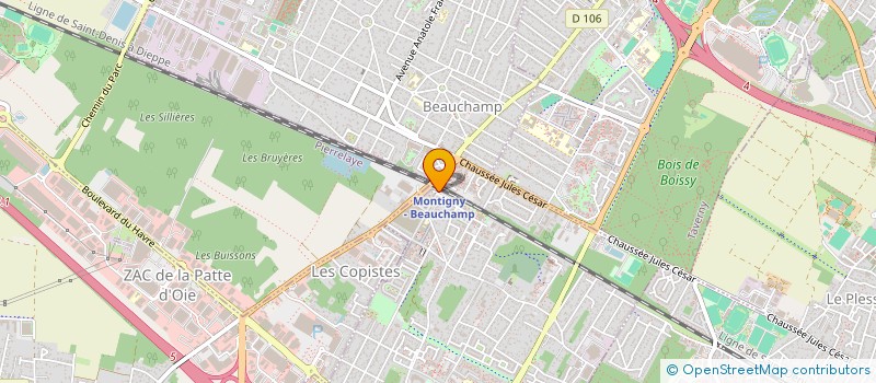 localisation de l'entreprise MHM  MONTIGNY-LES-CORMEILLES