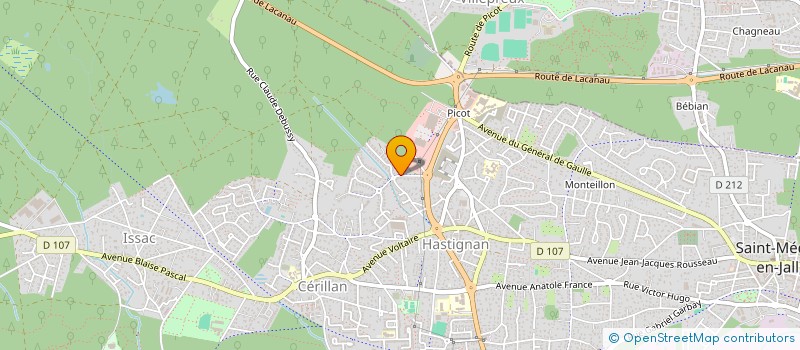 localisation de l'entreprise MHM IMMOBILIER  SAINT-MEDARD-EN-JALLES