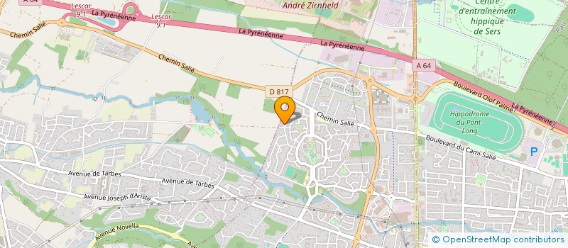 localisation de l'entreprise MHM IMMOBILIER à LONS