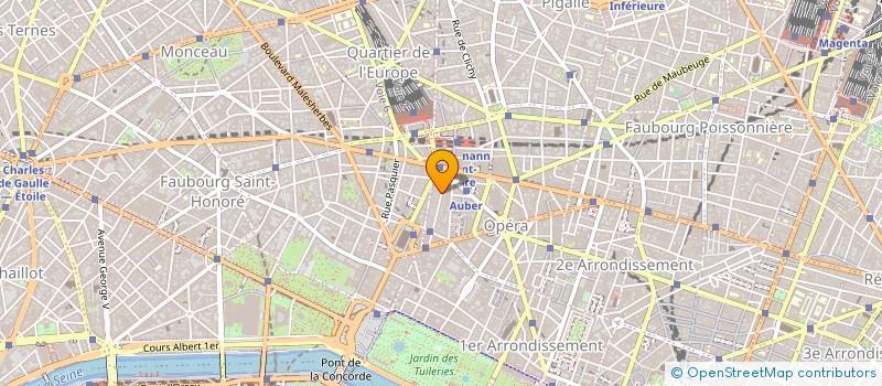 localisation de l'entreprise MHM MANAGEMENT SARL à PARIS
