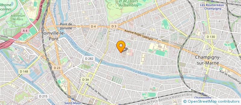 localisation de l'entreprise MHM'S EVENTS à CHAMPIGNY-SUR-MARNE