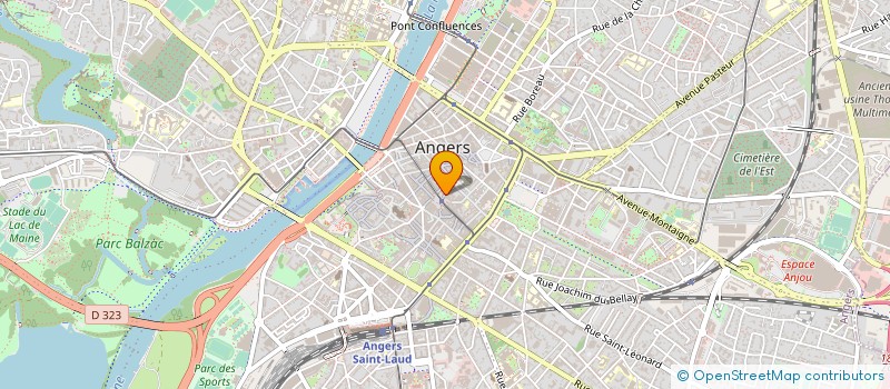localisation de l'entreprise MHMR  ANGERS