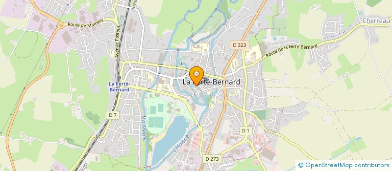 localisation de l'entreprise MHN à LA FERTE-BERNARD