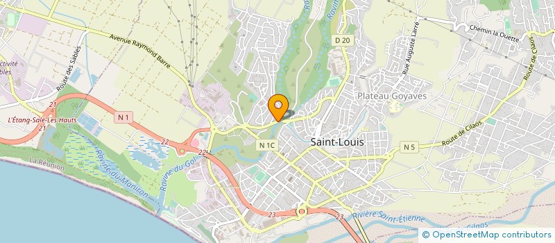 localisation de l'entreprise MHNC à SAINT-LOUIS