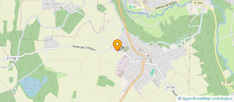 localisation de l'entreprise MHNE 28  JOUARRE