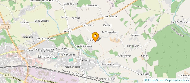 localisation de l'entreprise MHO PROMOTION  SAINT-AGATHON