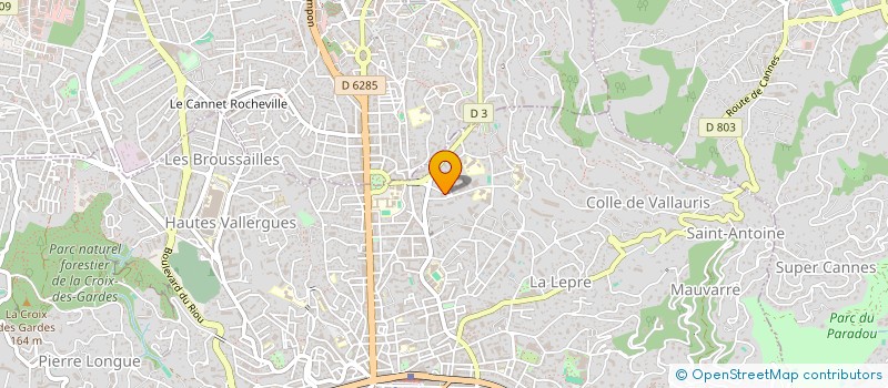 localisation de l'entreprise MHO SECURITE à CANNES