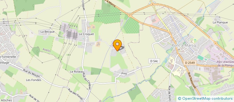 localisation de l'entreprise MHOME  AVELIN