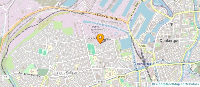 localisation de l'entreprise MHP à DUNKERQUE