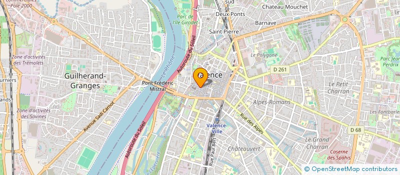 localisation de l'entreprise MHP  VALENCE