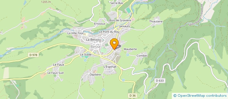 localisation de l'entreprise MHP LACS  BESSE-ET-SAINT-ANASTAISE
