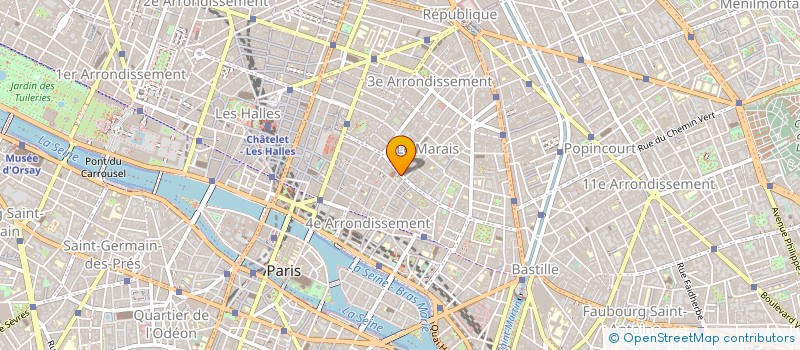 localisation de l'entreprise MHP PRODUCTIONS à PARIS