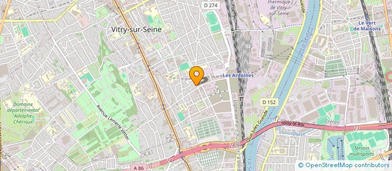 localisation de l'entreprise MHP RENOV à VITRY-SUR-SEINE