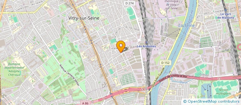localisation de l'entreprise MHP RENOV à VITRY-SUR-SEINE