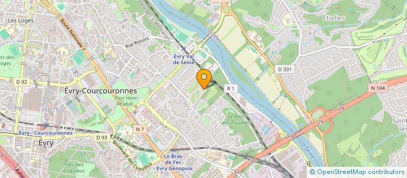 localisation de l'entreprise MHP RENOV  EVRY-COURCOURONNES