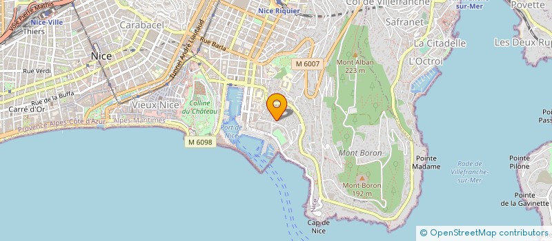 localisation de l'entreprise MHP SA à NICE