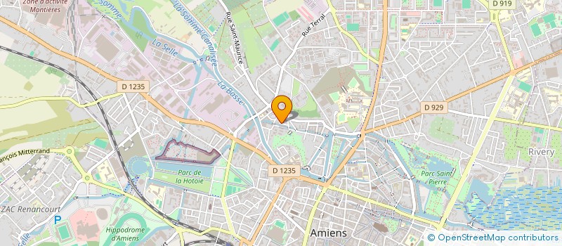 localisation de l'entreprise MHP SERVICE à AMIENS