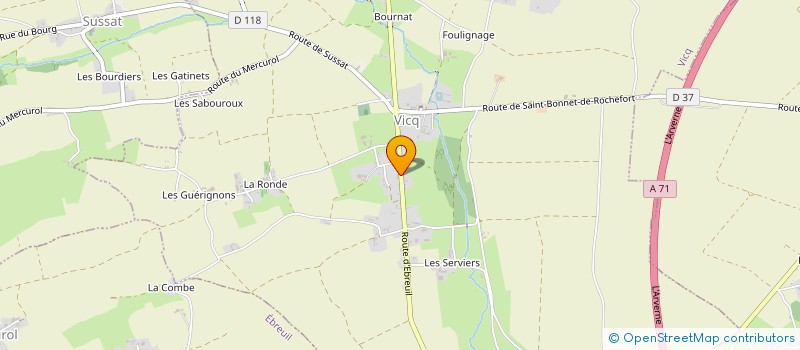 localisation de l'entreprise MHP SYSTEM  VICQ