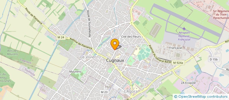 localisation de l'entreprise MHR à CUGNAUX