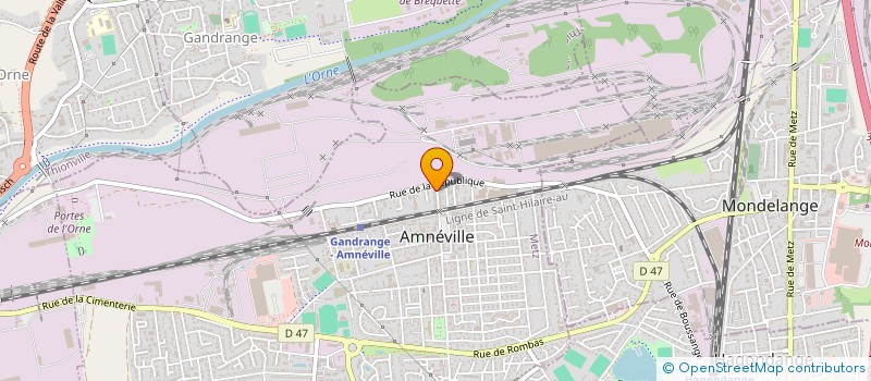 localisation de l'entreprise MHR CARS  AMNEVILLE