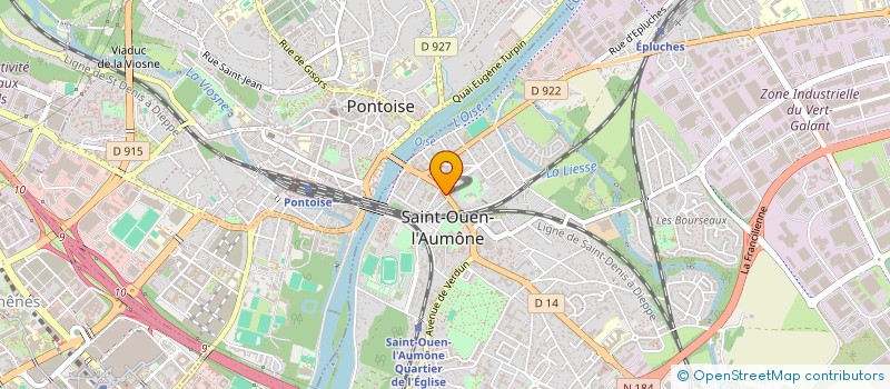 localisation de l'entreprise MHS 11 à SAINT-OUEN-L'AUMONE