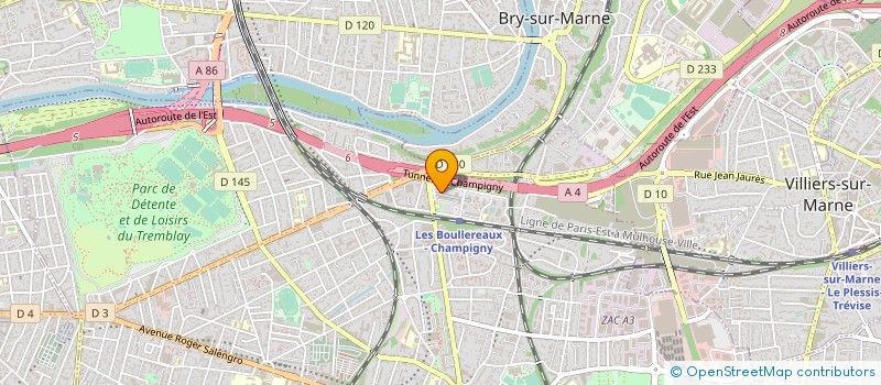 localisation de l'entreprise MHS à CHAMPIGNY-SUR-MARNE