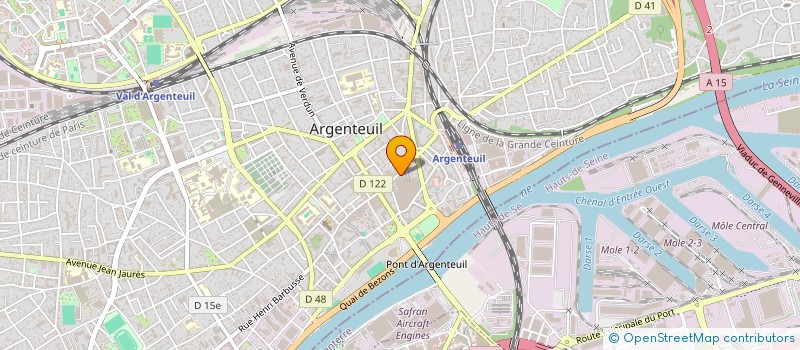 localisation de l'entreprise MHS  ARGENTEUIL